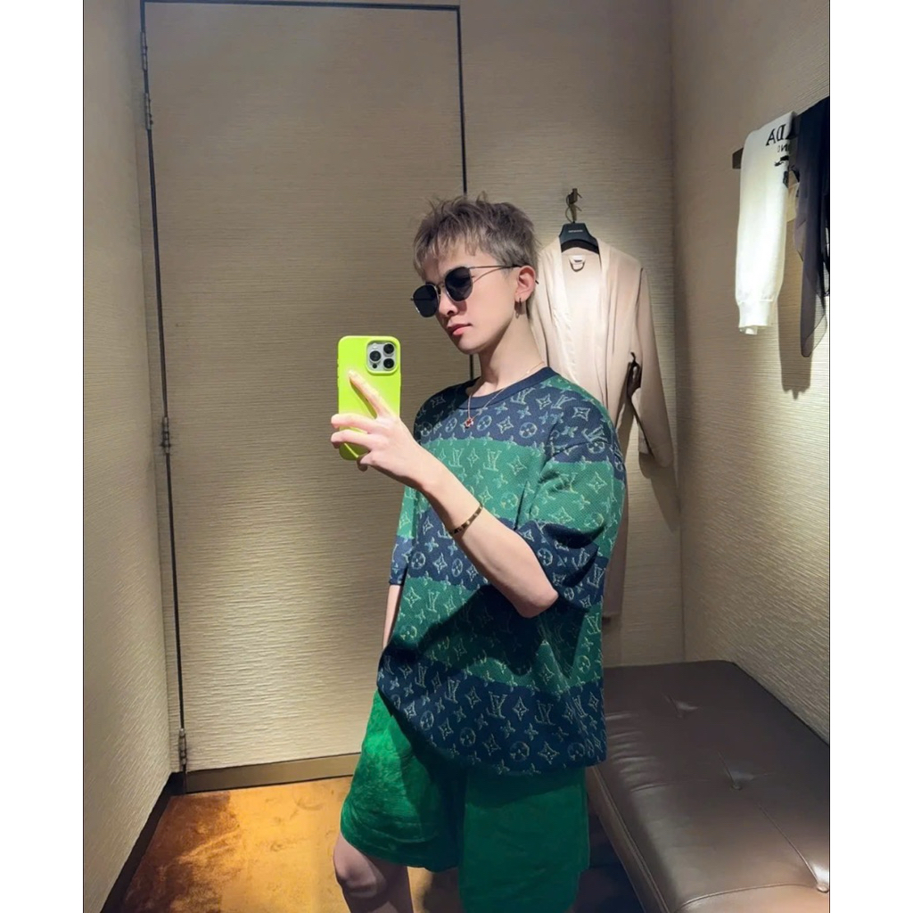 ⚡️[Hight Quality] Áo Phông Len Cổ Tròn Cộc Tay \/ Ready To Wear - Điểm Nhấn Chữ Phối Màu Cao Cấp