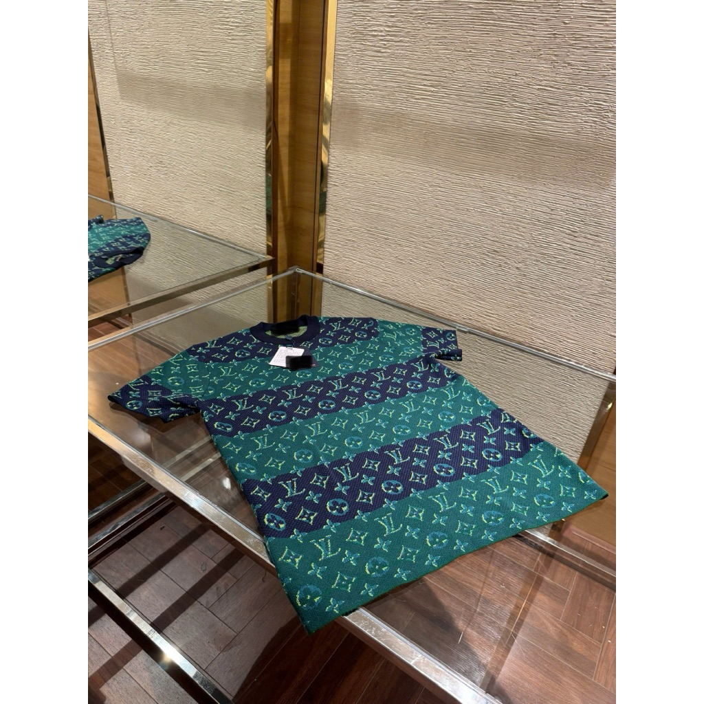 ⚡️[Hight Quality] Áo Phông Len Cổ Tròn Cộc Tay \/ Ready To Wear - Điểm Nhấn Chữ Phối Màu Cao Cấp
