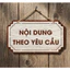 bảng gỗ treo trang trí khắc cắt nội dung theo yêu cầu, biển hiệu tên shop, bảng chụp hình sản phẩm màu nâu kem