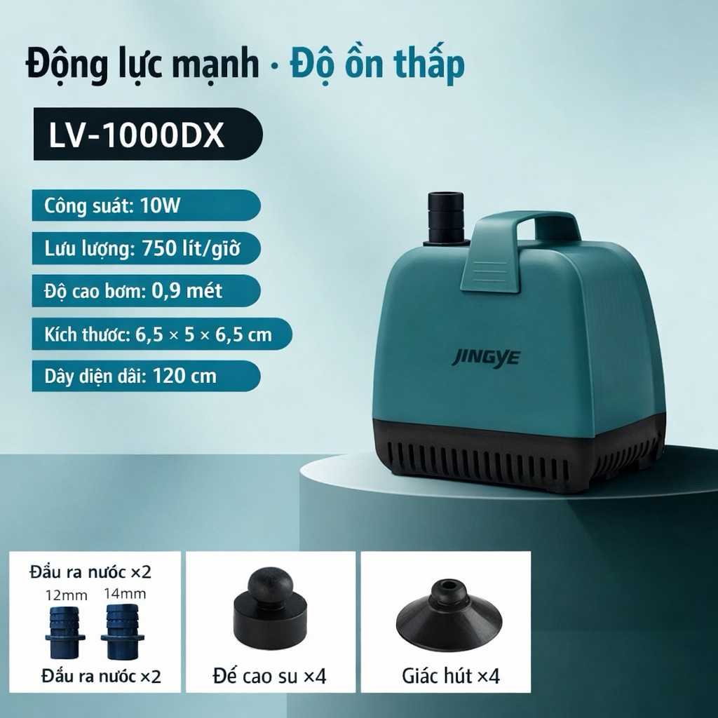 Máy Bơm Chìm Hút Đáy Hồ Cá LV-1000DX/LV-1500DX/LV-2000DX, Bảo Hành 6 Tháng Lỗi 1 Đổi 1
