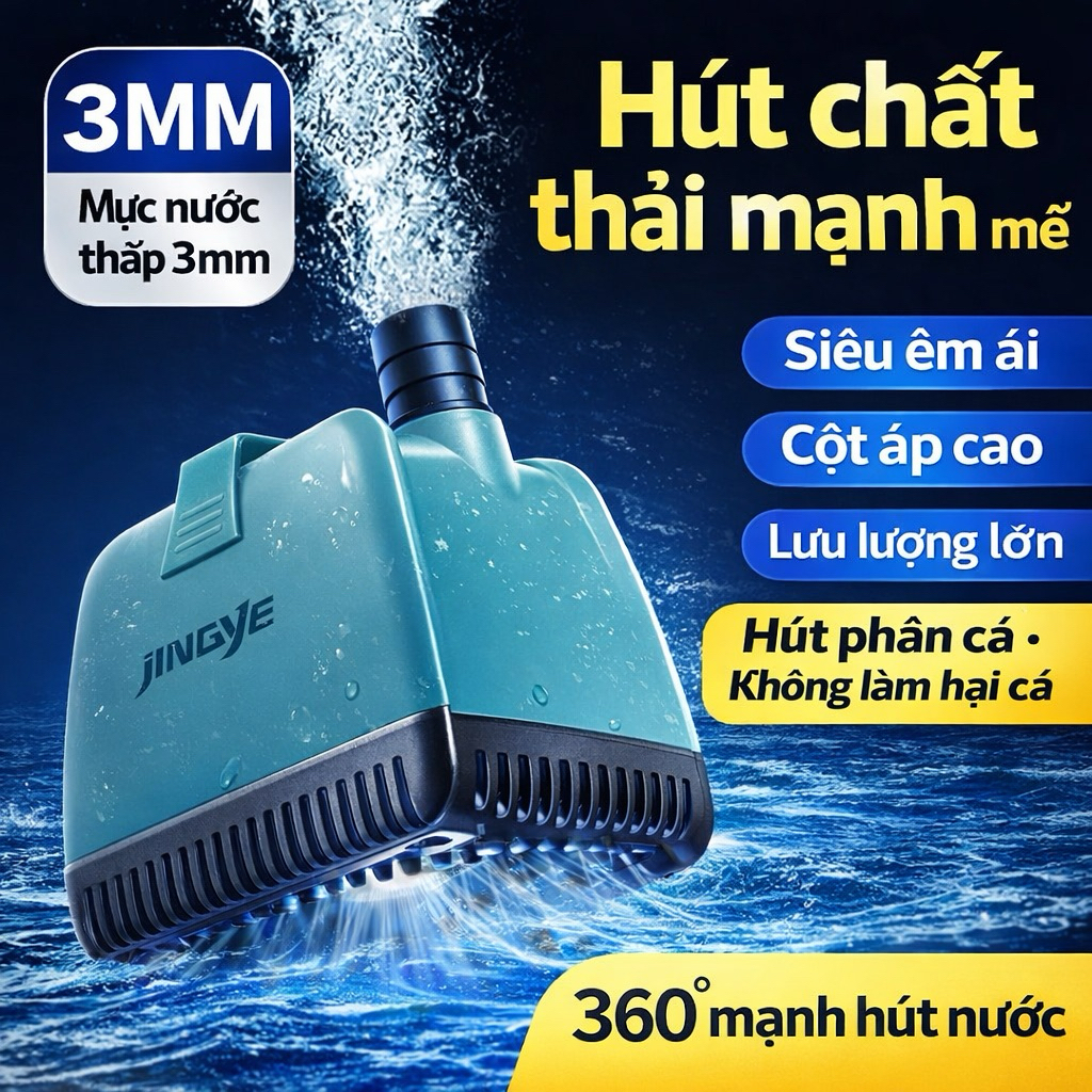 Máy Bơm Chìm Hút Đáy Hồ Cá LV-1000DX/LV-1500DX/LV-2000DX, Bảo Hành 6 Tháng Lỗi 1 Đổi 1