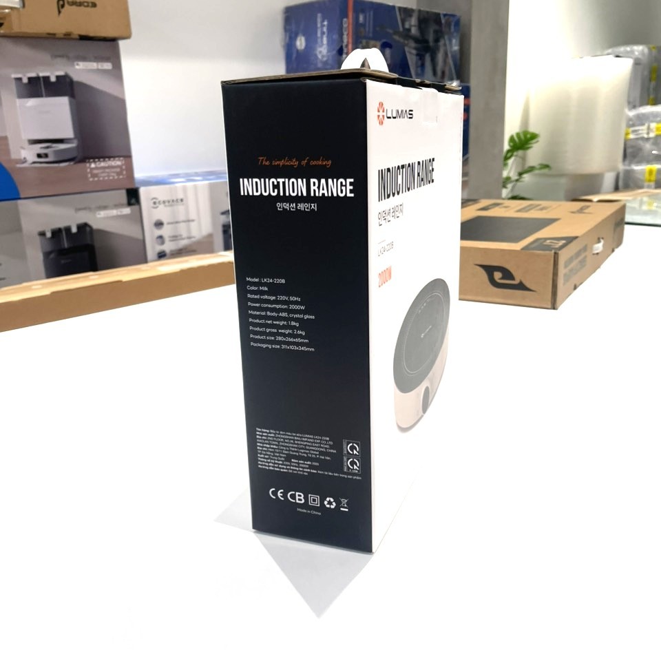 Bếp từ đơn Lumias LK24-220B - Bảo hành hãng 12 tháng - Khóa trẻ em - Có hẹn giờ