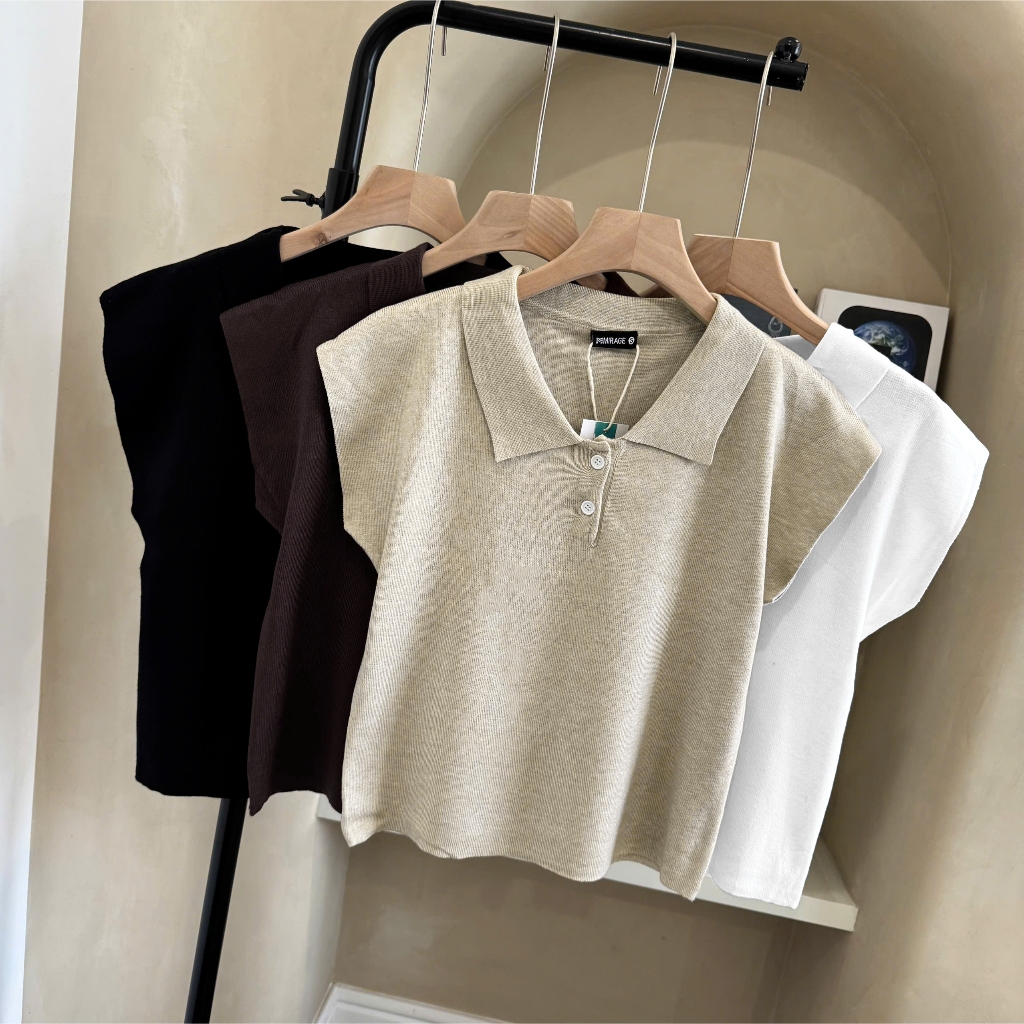 Áo Len Mirage Form Sát Nách Hot Trend, Chất Len Mềm Mịn Thoáng Mát.