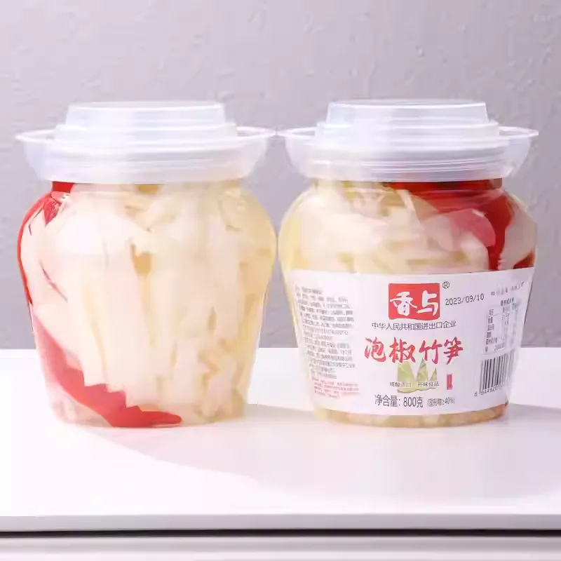 Măng Trúc Ngâm Ớt Tứ Xuyên Hũ Lớn 800g Giòn Sần Sật, Cay Nồng Cực Đã Chuẩn Vị Nội Địa Trung Luka Food