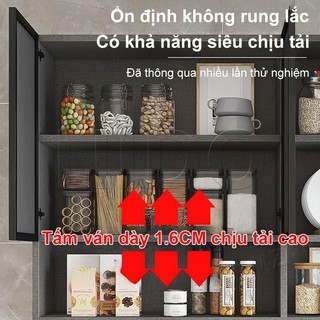 NIDO Tủ treo tường hợp kim nhôm siêu mỏng 120x30x80cm Thiết kế hiện đại dễ lắp đặt