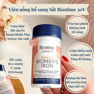Viên bổ sung sắt nhập khẩu Úc