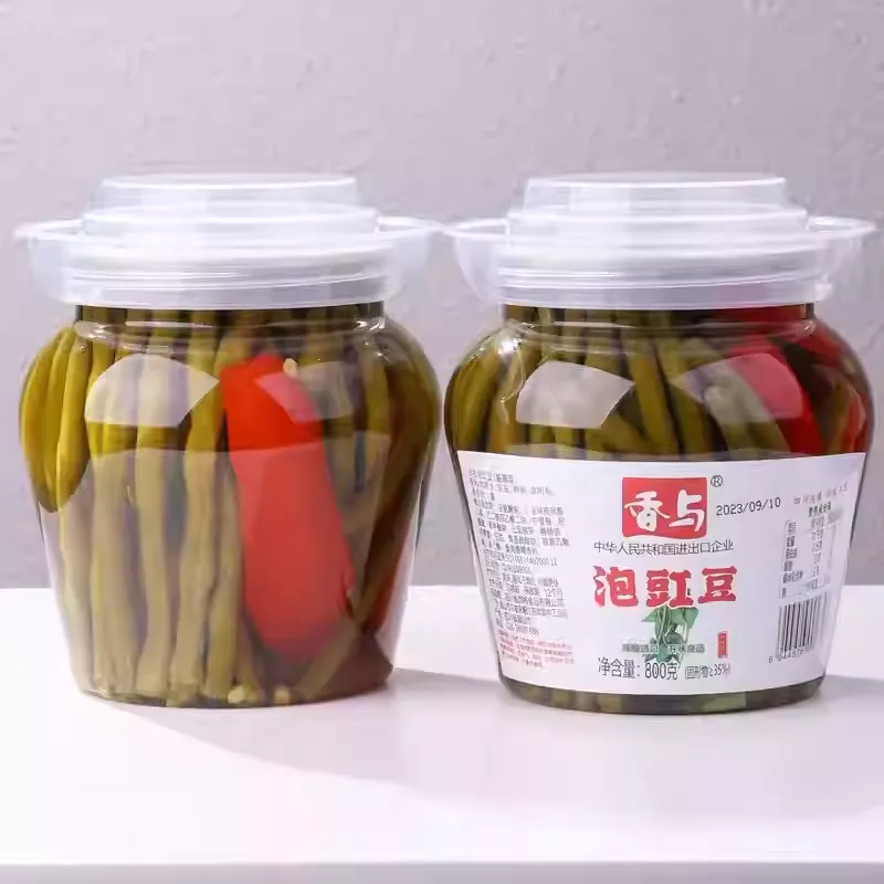 Đậu Đũa Ngâm Chua Cay Tứ Xuyên 800g - Giòn Sần Sật, Vị Chua Cay Chuẩn Nội Địa, Xào Thịt, Ăn Kèm Bún Ốc Luka Food