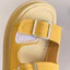 Dép Lê Trẻ Em Nữ Hai Khóa Kim Loại Màu Vàng Mustard, Dép Đi Chơi Cho Bé Siêu Nhẹ Siêu Êm TH Kids