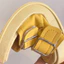 Dép Lê Trẻ Em Nữ Hai Khóa Kim Loại Màu Vàng Mustard, Dép Đi Chơi Cho Bé Siêu Nhẹ Siêu Êm TH Kids