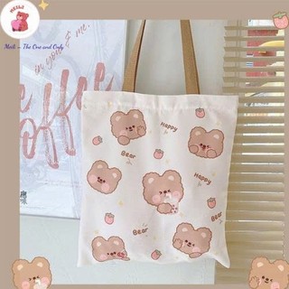 Túi Vải Canvas Thời Trang Wow Sweet Dễ Thương Túi Tiện Ích Dạo Phố MEILI STORE