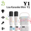 Bộ Loa Bluetooth Karaoke Mini + 2 Mic Không Dây,bass mạnh tặng kèm mic hát,Mini Hát Karaoke Tại Nhà