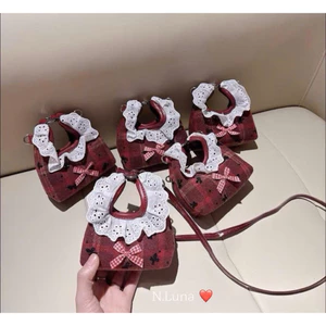 Túi nơ mini đỏ size 12cm cho bé