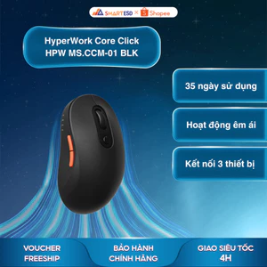Chuột không dây HyperWork Core Click HPW MS.CCM-01 BLK - Bảo hành chính hãng 12 tháng