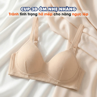 Áo Ngực Không Gọng Cup V Ôm Ngực Quyến Rũ - Áo Lót Mút Mỏng Cotton Mềm Mại Thoáng Khí AMYBRA A409