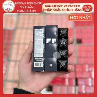 SON KEM MERZY V6 PUFFER THE FIRST VELVET TINT - CLASSIC BLUE PHIÊN BẢN YOUR SELF V6 - BEBEAU