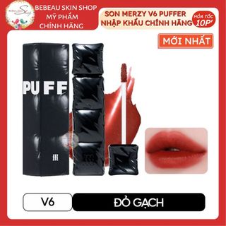 SON KEM MERZY V6 PUFFER THE FIRST VELVET TINT - CLASSIC BLUE PHIÊN BẢN YOUR SELF V6 - BEBEAU