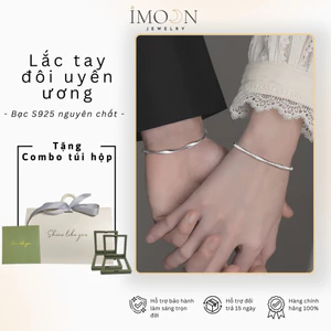 Vòng Tay Đôi "Forever Us" bạc S925 Không Gỉ Tặng Người Yêu, Lắc Tay Đôi Tình Yêu IMOON041