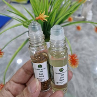 Tinh dầu tràm N guyên Chất ngâm hoa nén chai lăn Bi 10ml-giúp tránh gió, giữ ấm cho trẻ