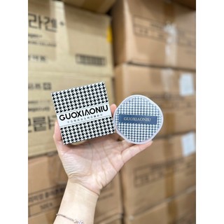Mút Tán Nền GUOXIAONIU Kẻ Sọc Caro Mềm Mịn, Dễ Tán Nhập Khẩu Chính Hãng - Bebeau
