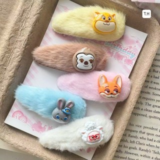 Set 5 kẹp lông thú Zoo topia ngộ nghĩnh