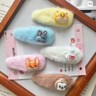 Set 5 kẹp lông thú Zoo topia ngộ nghĩnh