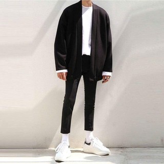 [SOFT Style]Cadigan dáng xuông rộng phong cách minimal dành cho Nam