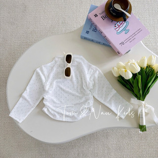 A22-[tomnaukids] Áo thun dài tay đính đá cho bé gái size từ 9-35Kg