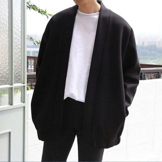 [SOFT Style]Cadigan dáng xuông rộng phong cách minimal dành cho Nam