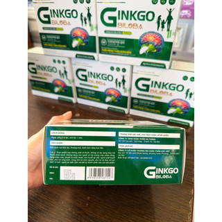 Viên uống bổ não-Ginkgo Biloba-Cải thiện các biểu hiện thiểu năng tuần hoàn não,giảm di chứng sau tai biến mạch máu não