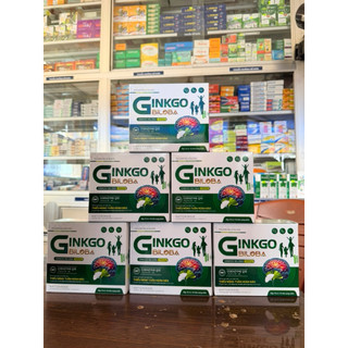 Viên uống bổ não-Ginkgo Biloba-Cải thiện các biểu hiện thiểu năng tuần hoàn não,giảm di chứng sau tai biến mạch máu não