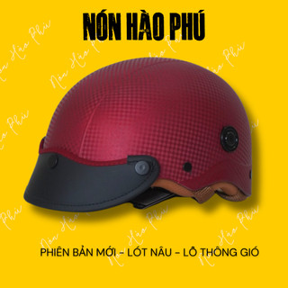 Mũ bảo hiểm Sơn Trơn Nhũ CARO VIP NÓN BẢO HIỂM VÂN CARO NHÁM SIÊU BỀN dành cho nam và nữ nửa đầu 1/2 ảnh 4