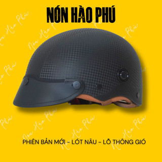 Mũ bảo hiểm Sơn Trơn Nhũ CARO VIP NÓN BẢO HIỂM VÂN CARO NHÁM SIÊU BỀN dành cho nam và nữ nửa đầu 1/2 ảnh 2