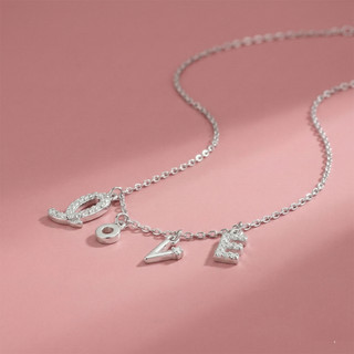 Dây chuyền bạc nữ LAMY Twinkling Love Necklace Rose Gold 6413