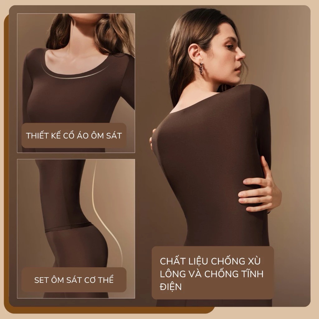 [MUA ÁO TẶNG QUẦN] Bộ áo quần định hình SANTONY  đa năng, ổn định, điều hoà thân nhiệt Pier N5, chống sốc nhiệt, mỏng nh
