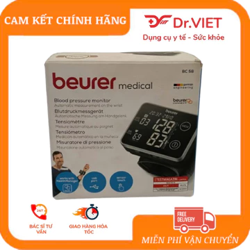 Máy đo huyết áp cổ tay cảm ứng Beurer BC58 điện tử cao cấp nội địa Đức Germany