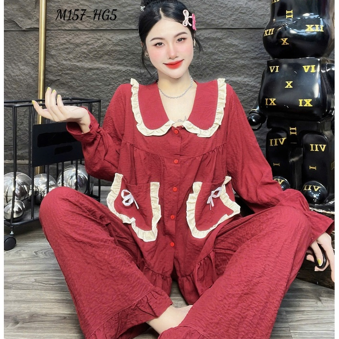 Đồ bộ nữ đồ mặc nhà,đồ ngủ nữ dễ thương,đồ xinh đũi tiểu thư cao cấp trơn nhiều màu sắc bắt mắt[370]