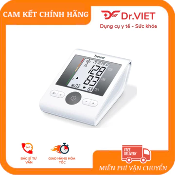 Máy đo huyết áp bắp tay điện tử Beurer BM28 chính hãng Đức, nhựa ABS, vòng tay 22–42cm