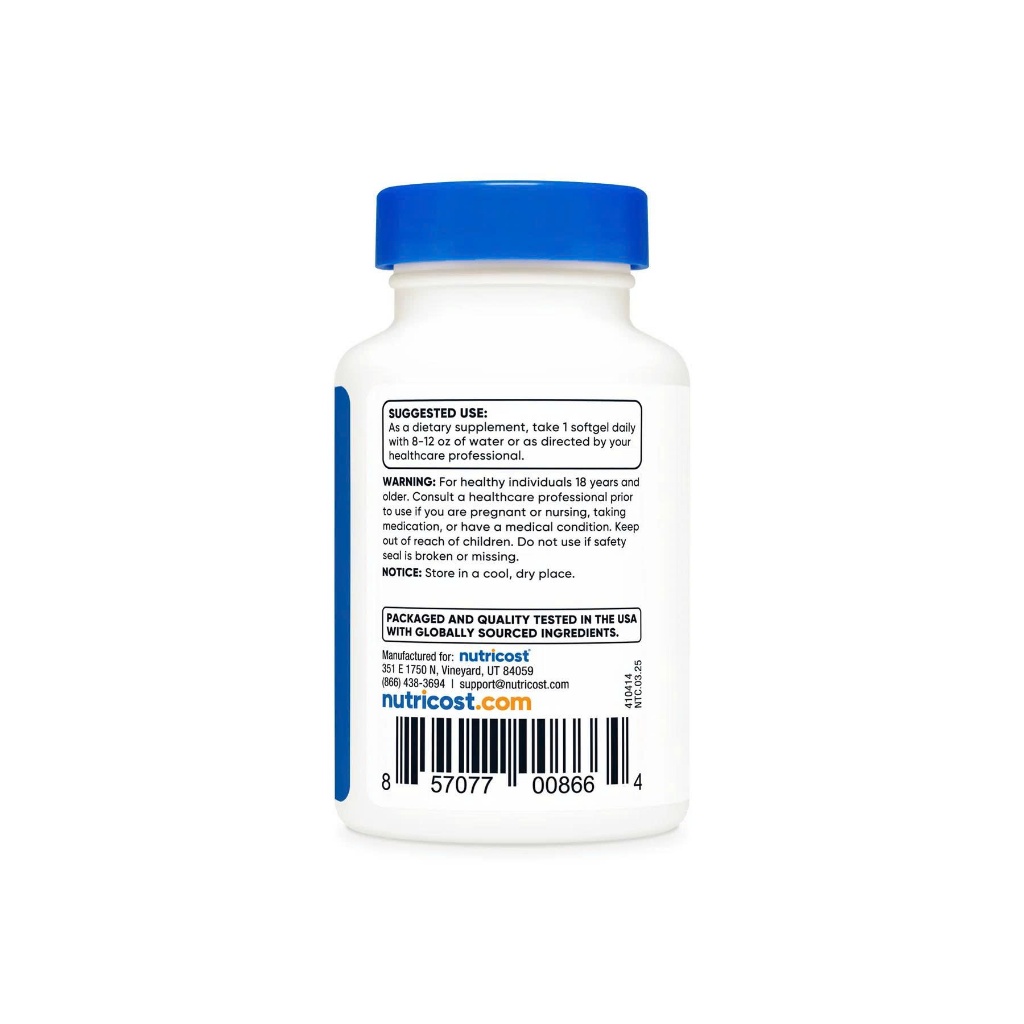 Nutricost Vitamin K2 + Vitamin D3