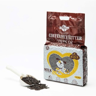 Cát Vệ Sinh 100% Từ Bã Cà Phê BMB Pet Litter Vietnam TÚI 8L Cát Cho Mèo Siêu Khử Mùi, Siêu Thấm Hút
