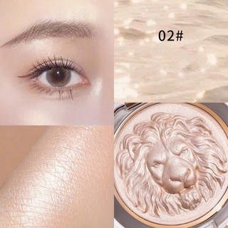 Phấn Bắt Sáng Sư Tử Lion Gloss Powder Highlight Mã 02 Mềm Mịn, Ánh Vàng ( Mẫu Cũ)