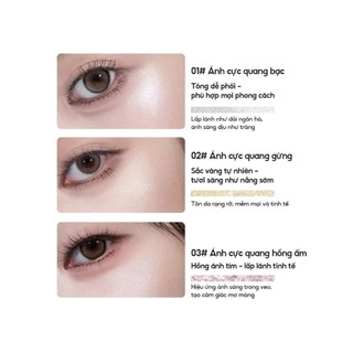 Phấn Bắt Sáng Sư Tử Lion Gloss Powder Highlight Mã 02 Mềm Mịn, Ánh Vàng ( Mẫu Cũ)