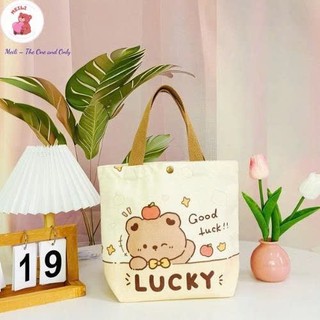 Túi Vải Canvas Thời Trang Wow Sweet Dễ Thương Túi Tiện Ích Dạo Phố MEILI STORE