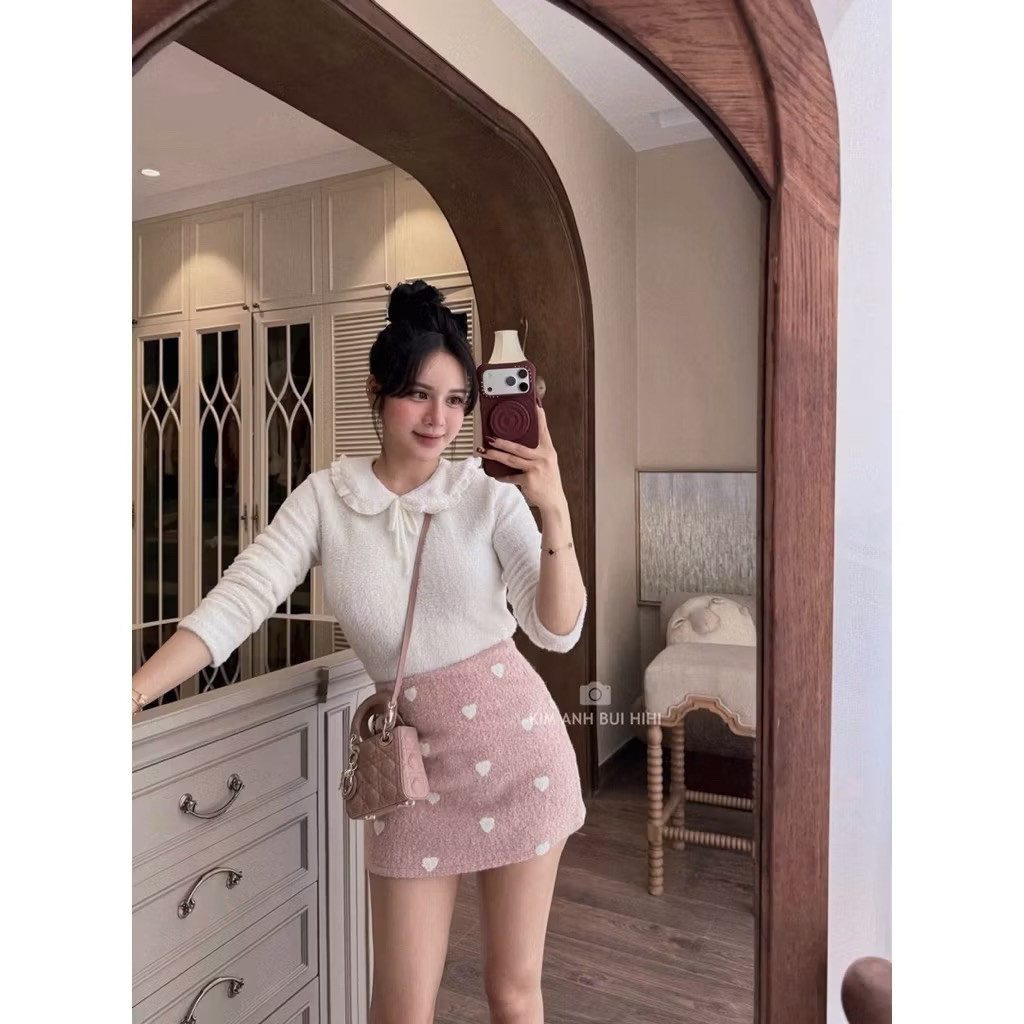 [𝐒𝐮𝐙𝐲] Áo Thun Lông Thỏ Cổ Sen Mịn QCCC Loại 1 (48-55kg)