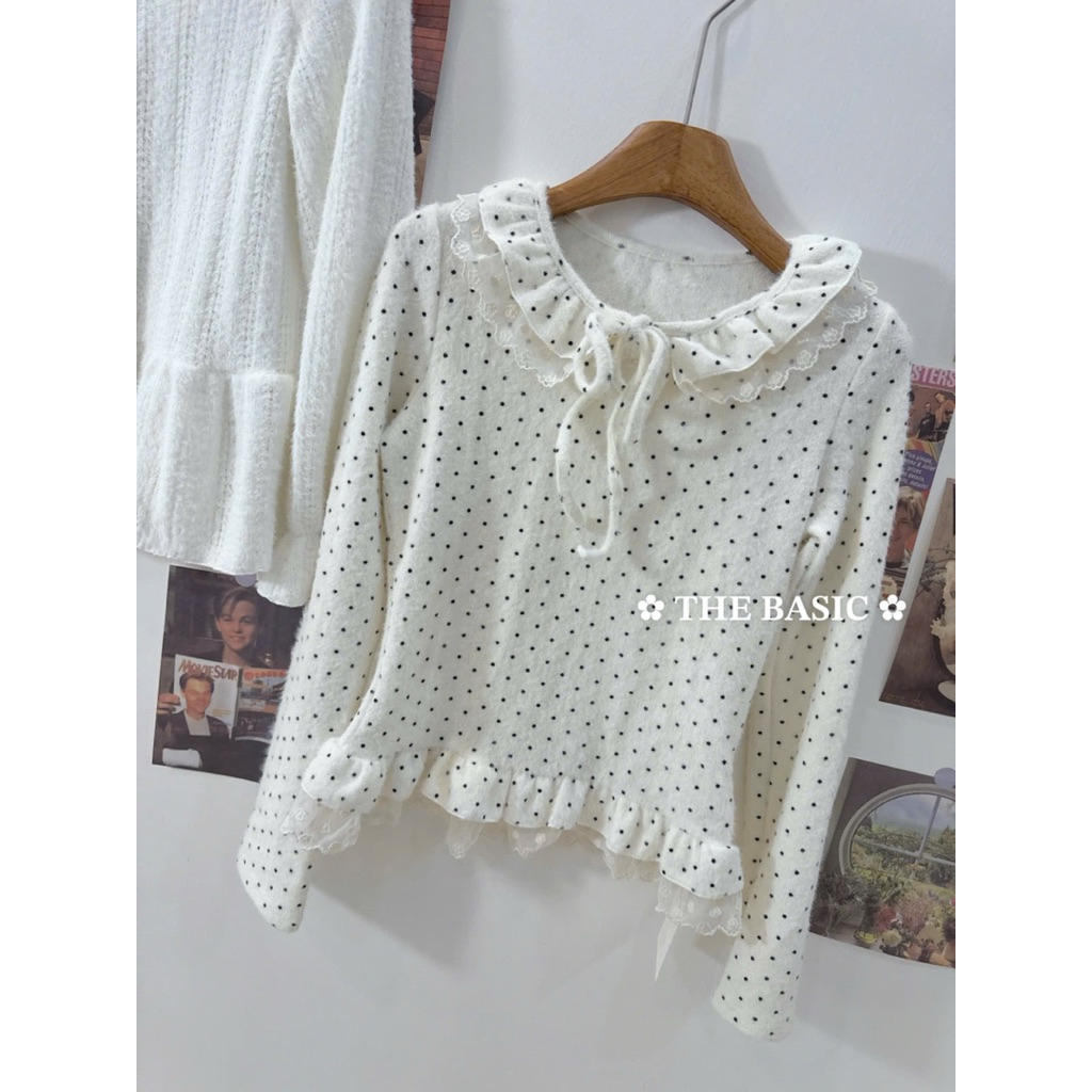 [𝐒𝐮𝐙𝐲] Áo Thun Lông Chấm Bi Mịn QCCC Loại 1 (48-55kg)