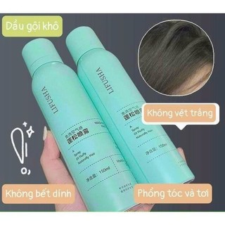 Xịt Gội Dầu Khô Cấp Tốc Nội Địa Giúp Tóc Bồng Bềnh Suốt 8 Tiếng Không Dầu Không Bết Dính