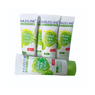 Combo 5 Tuýp Sửa Rửa Mặt Hazeline Ngừa Mụn Tràm Trà Cica 40g x 5-Hàng Khuyến mãi