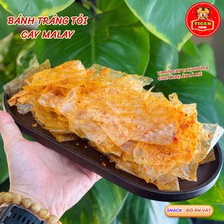 Bánh Tráng Tỏi Cay Malay TIGER FOOD Bánh Tráng Tỏi Cay Malay Siêu Cay Vị Chua Nhẹ - Đồ Ăn Vặt Sài Gòn Snack Thức Ăn