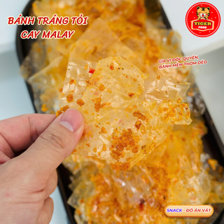 Bánh Tráng Tỏi Cay Malay TIGER FOOD Bánh Tráng Tỏi Cay Malay Siêu Cay Vị Chua Nhẹ - Đồ Ăn Vặt Sài Gòn Snack Thức Ăn