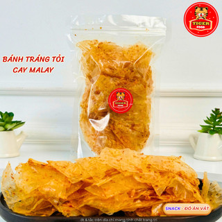 Bánh Tráng Tỏi Cay Malay TIGER FOOD Bánh Tráng Tỏi Cay Malay Siêu Cay Vị Chua Nhẹ - Đồ Ăn Vặt Sài Gòn Snack Thức Ăn
