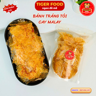 Bánh Tráng Tỏi Cay Malay TIGER FOOD Bánh Tráng Tỏi Cay Malay Siêu Cay Vị Chua Nhẹ - Đồ Ăn Vặt Sài Gòn Snack Thức Ăn